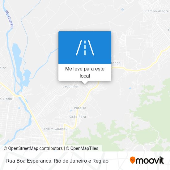 Rua Boa Esperanca mapa