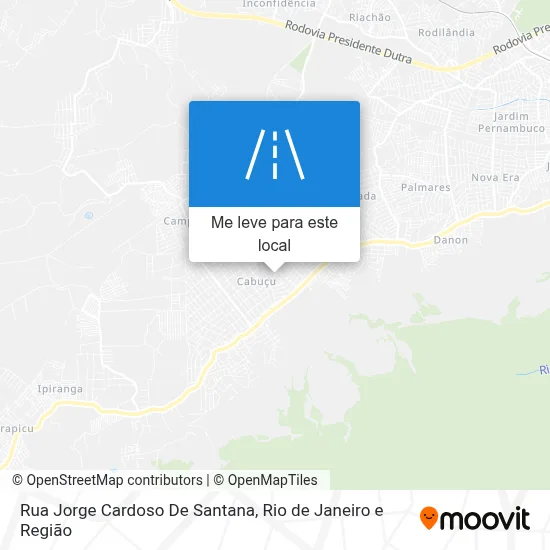 Rua Jorge Cardoso De Santana mapa