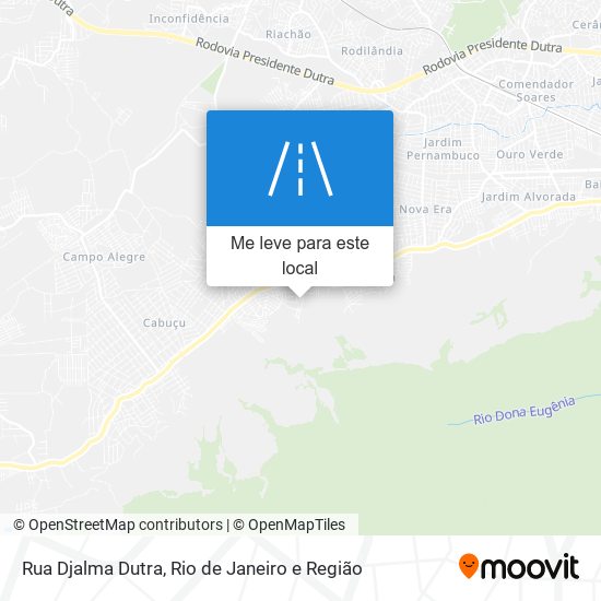 Rua Djalma Dutra mapa