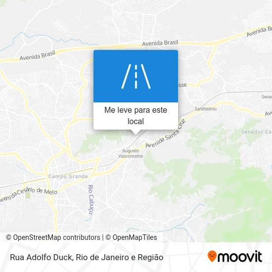 Rua Adolfo Duck mapa