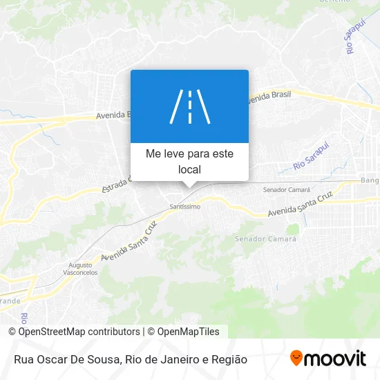 Rua Oscar De Sousa mapa