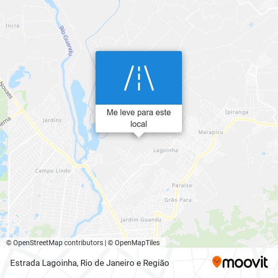 Estrada Lagoinha mapa