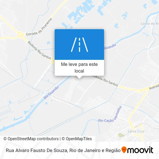 Rua Alvaro Fausto De Souza mapa