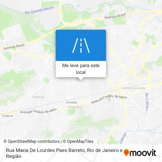 Rua Maria De Lourdes Paes Barreto mapa