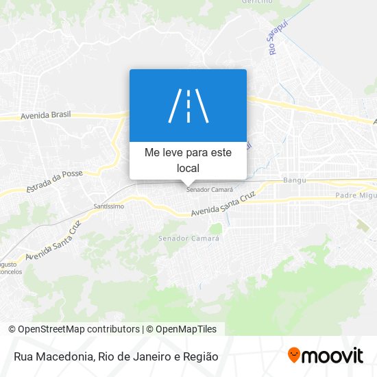 Rua Macedonia mapa