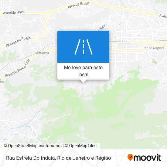 Rua Estrela Do Indaia mapa