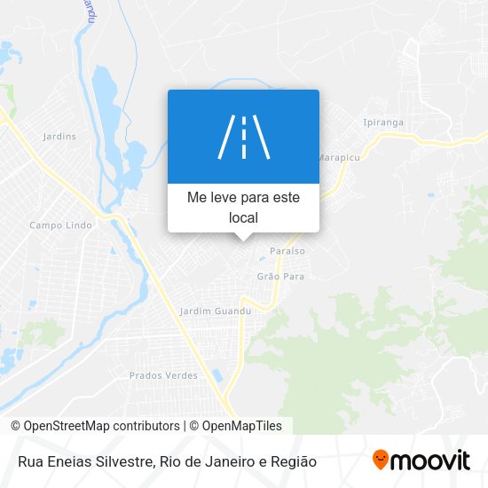 Rua Eneias Silvestre mapa