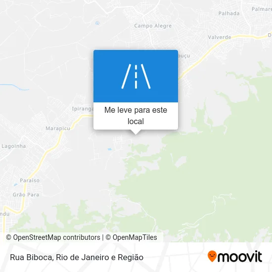 Rua Biboca mapa