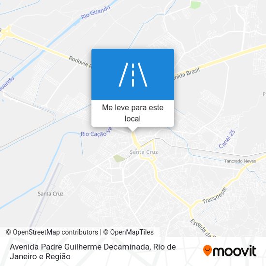 Avenida Padre Guilherme Decaminada mapa