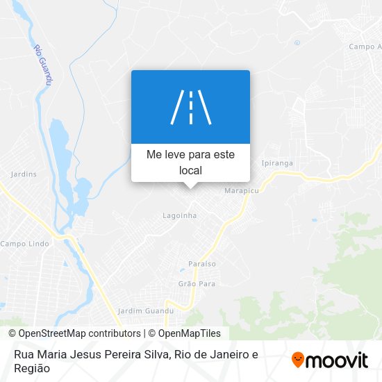 Rua Maria Jesus Pereira Silva mapa