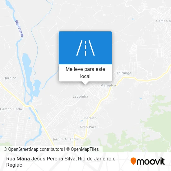 Rua Maria Jesus Pereira Silva mapa