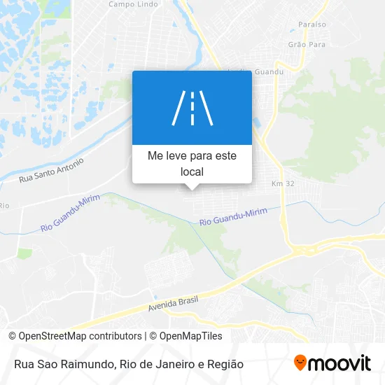 Rua Sao Raimundo mapa