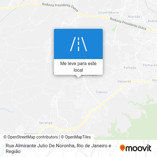 Rua Almirante Julio De Noronha mapa