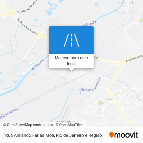 Rua Anilando Farias Moli mapa