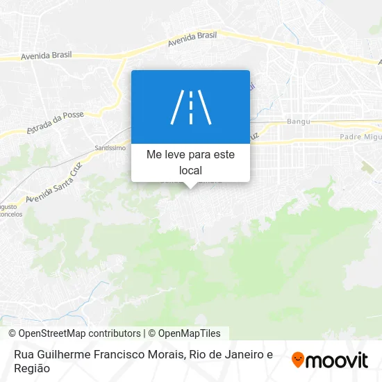 Rua Guilherme Francisco Morais mapa