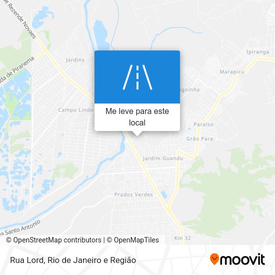 Rua Lord mapa