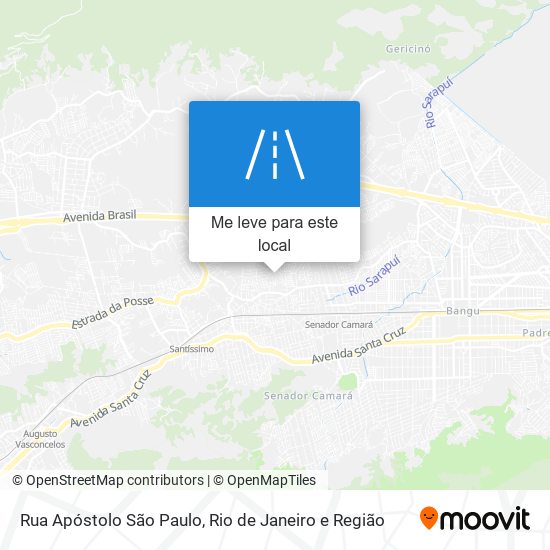 Rua Apóstolo São Paulo mapa