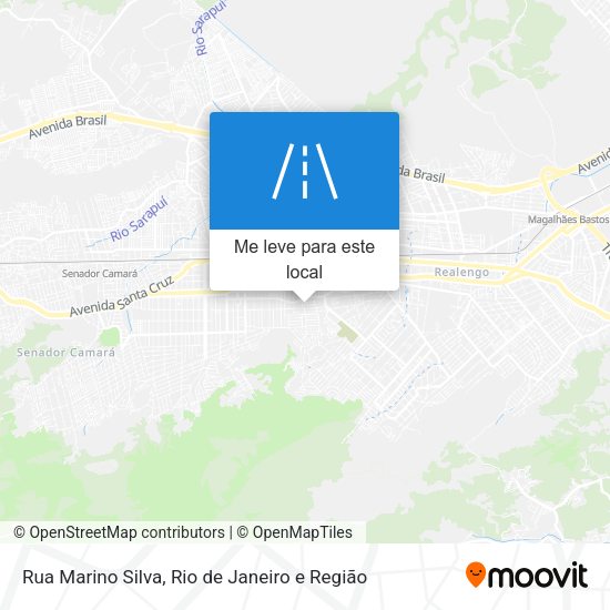 Rua Marino Silva mapa