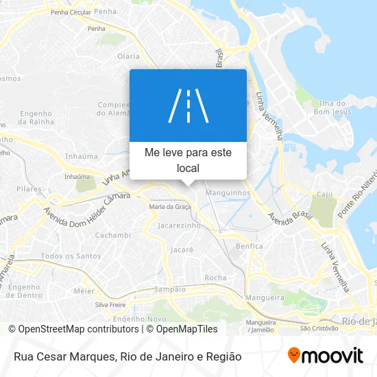 Rua Cesar Marques mapa