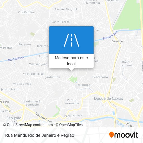 Rua Mandi mapa