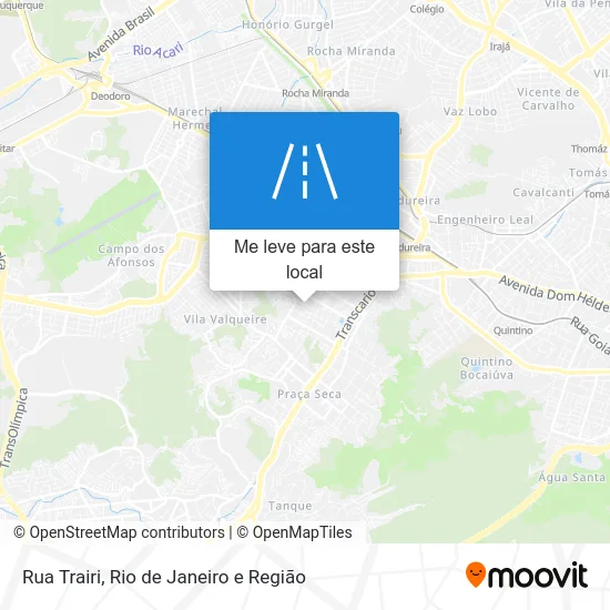 Rua Trairi mapa