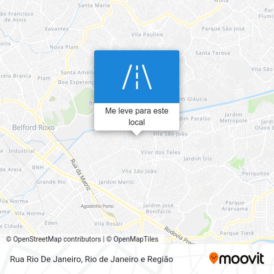 Rua Rio De Janeiro mapa