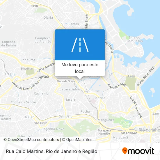 Rua Caio Martins mapa