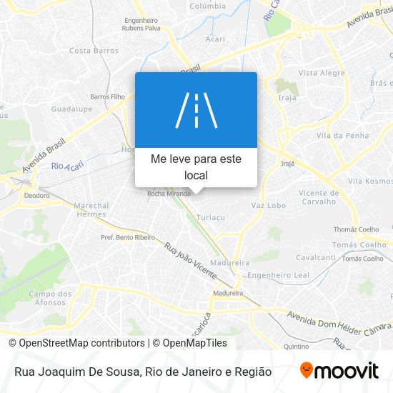 Rua Joaquim De Sousa mapa