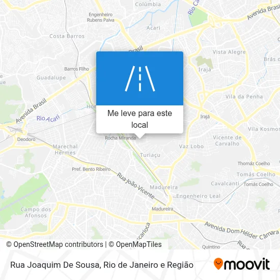 Rua Joaquim De Sousa mapa