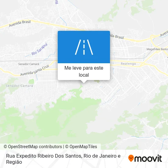 Rua Expedito Ribeiro Dos Santos mapa