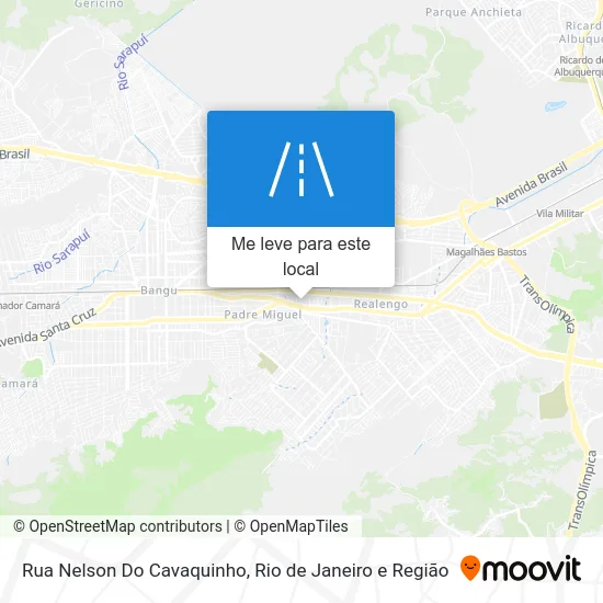 Rua Nelson Do Cavaquinho mapa