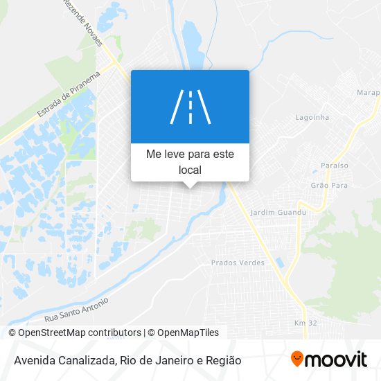 Avenida Canalizada mapa