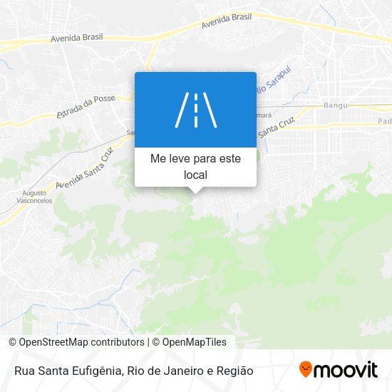Rua Santa Eufigênia mapa
