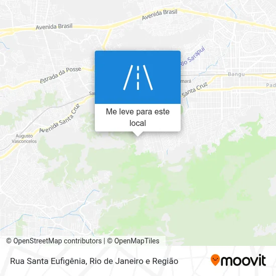 Rua Santa Eufigênia mapa