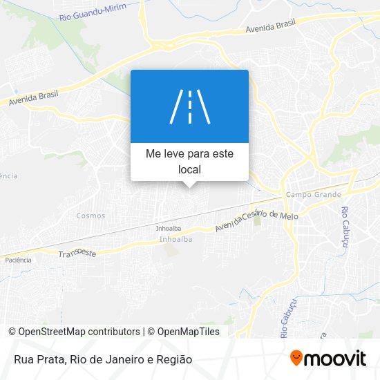 Rua Prata mapa