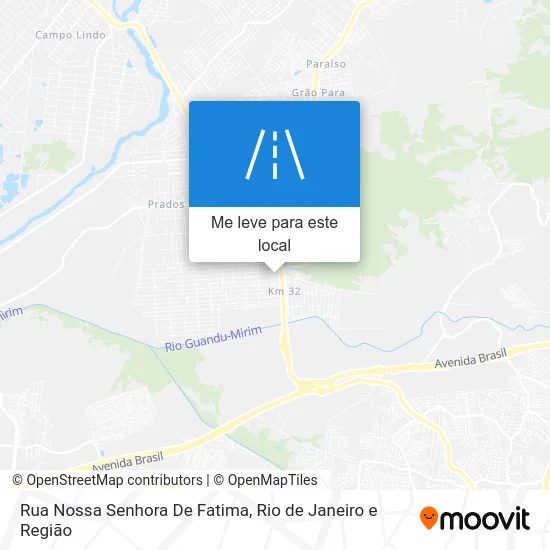 Rua Nossa Senhora De Fatima mapa