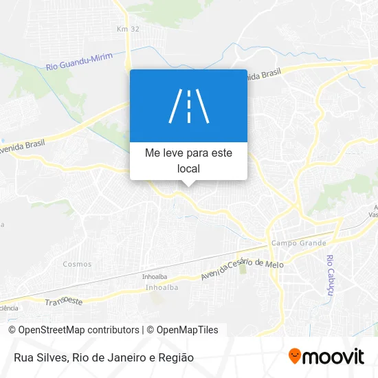 Rua Silves mapa