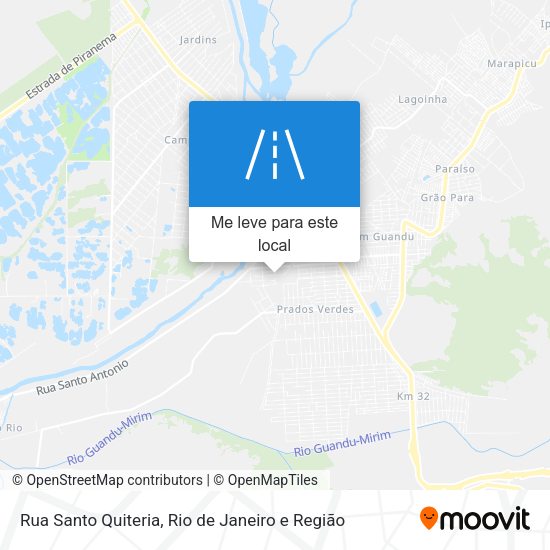 Rua Santo Quiteria mapa