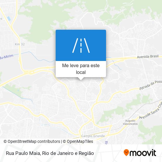 Rua Paulo Maia mapa