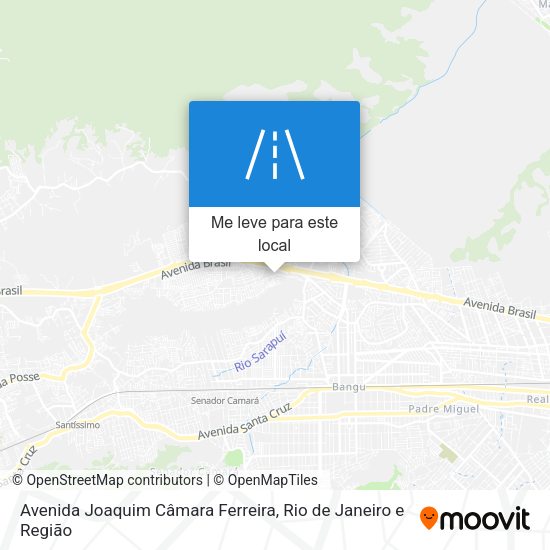 Avenida Joaquim Câmara Ferreira mapa