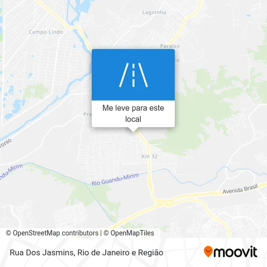 Rua Dos Jasmins mapa