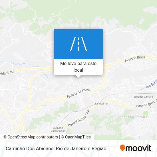 Caminho Dos Abieiros mapa