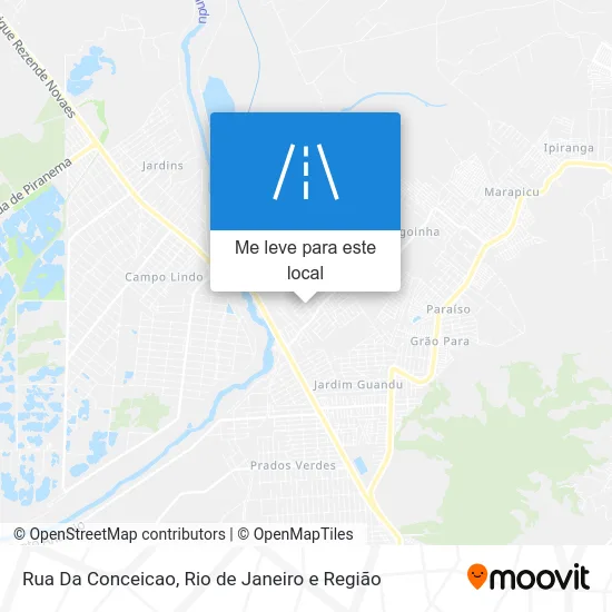 Rua Da Conceicao mapa