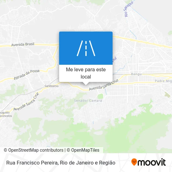 Rua Francisco Pereira mapa