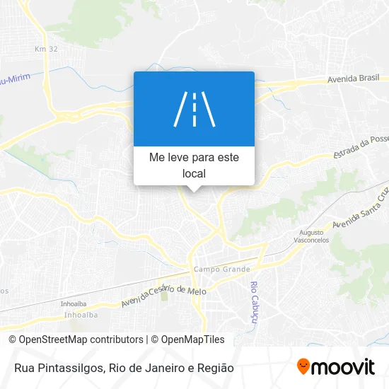 Rua Pintassilgos mapa
