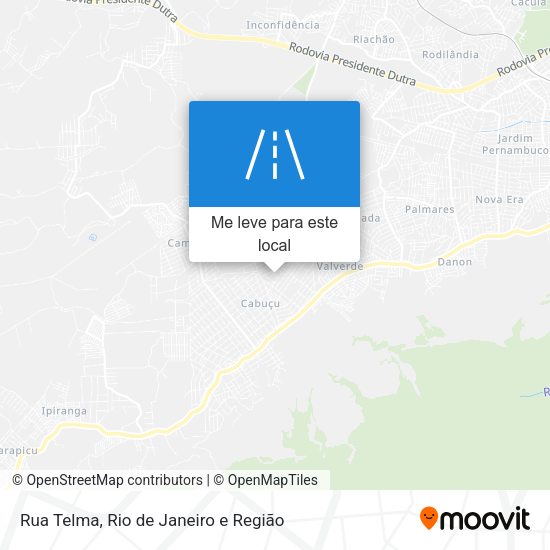 Rua Telma mapa