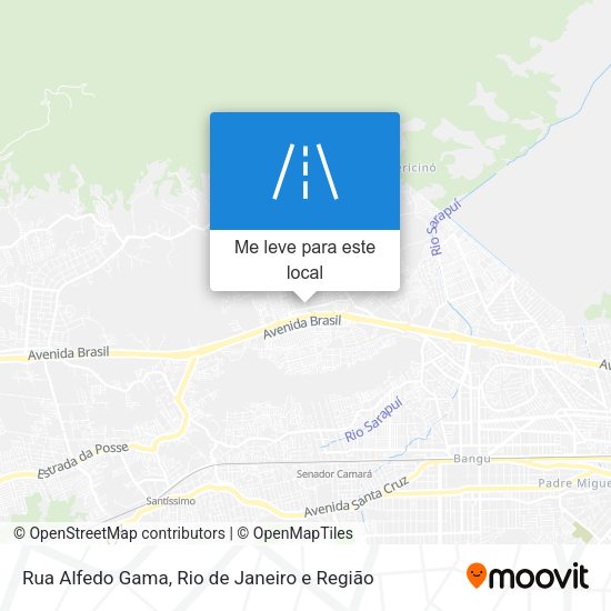 Rua Alfedo Gama mapa