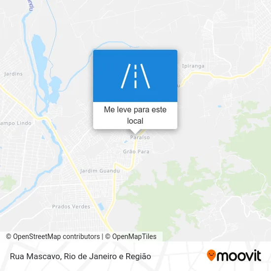 Rua Mascavo mapa