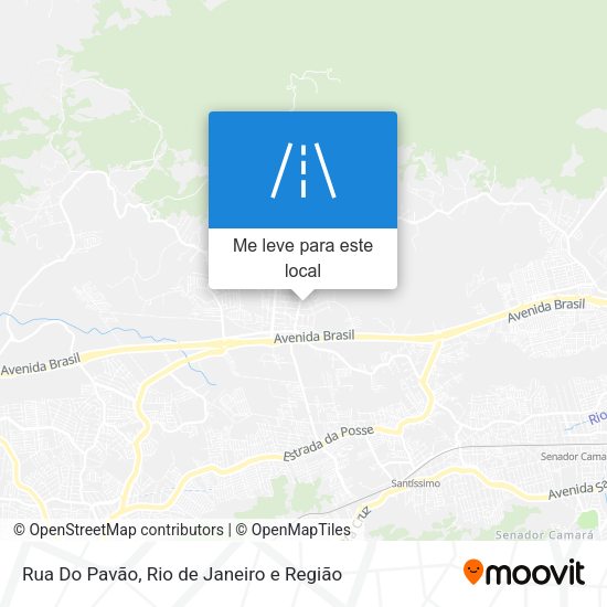 Rua Do Pavão mapa