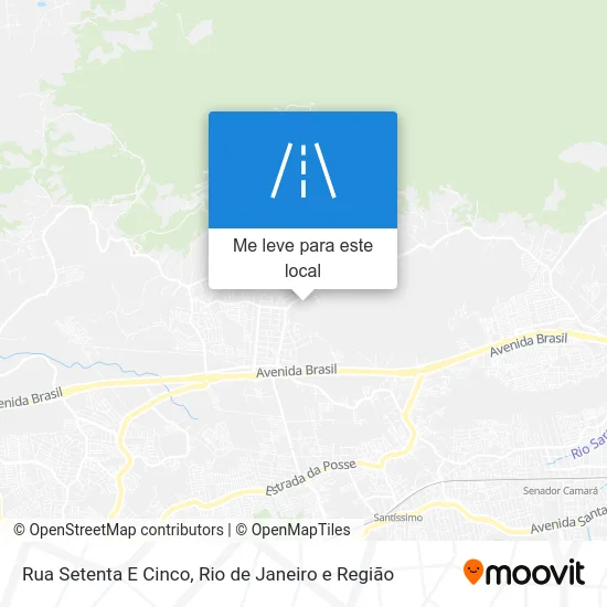 Rua Setenta E Cinco mapa